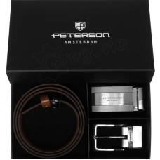 Подарунковий набір Peterson PTN KL-B007-S001 BLACK-BROWN