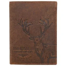 Мужской кожаный кошелек Peterson PTN N4-BE-DEER Мужской кожаный кошелек Peterson PTN N4-BE-DEER
