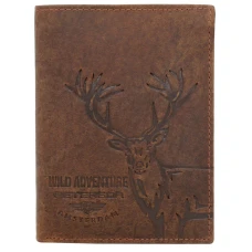 Мужской кожаный кошелек Peterson PTN N4-BE-DEER
