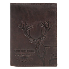 Мужской кожаный кошелек Peterson PTN N4-BE-DEER Мужской кожаный кошелек Peterson PTN N4-BE-DEER