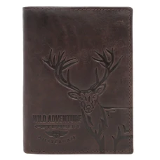 Мужской кожаный кошелек Peterson PTN N4-BE-DEER Мужской кожаный кошелек Peterson PTN N4-BE-DEER
