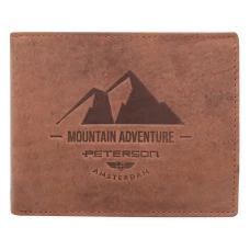 Чоловічий шкіряний гаманець Peterson PTN N992-BE-MOUNTAIN