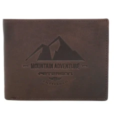 Мужской кожаный кошелек Peterson PTN N992-BE-MOUNTAIN