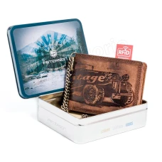 Чоловічий шкіряний гаманець Peterson PTN N992C-VIN-C Чоловічий шкіряний гаманець Peterson PTN N992C-VIN-C