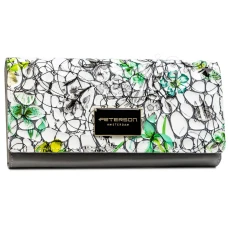 Жіночий гаманець із натуральної шкіри та екошкіри Peterson PTN PH22-LFL