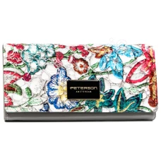 Жіночий гаманець із натуральної шкіри та екошкіри Peterson PTN PH22-LFL