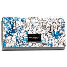 Женский кошелек из натуральной кожи и экокожи Peterson PTN PH24-FO-LFL