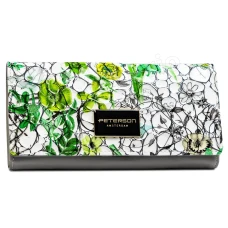 Женский кошелек из натуральной кожи и экокожи Peterson PTN PH27-LFL