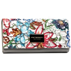Женский кошелек из натуральной кожи и экокожи Peterson PTN PH27-LFL