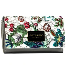 Жіночий гаманець із натуральної шкіри та екошкіри Peterson PTN PH29-LFL