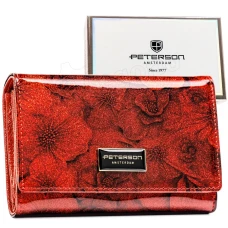 Женский кошелек из натуральной кожи и экокожи Peterson PTN PS112-FDS