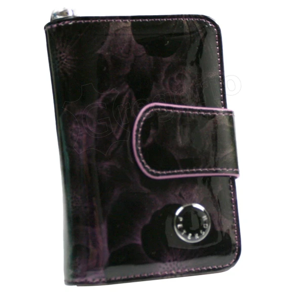 Жіночий гаманець із натуральної шкіри та екошкіри Peterson PTN PS115-FDS