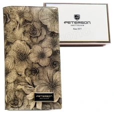 Жіночий гаманець із натуральної шкіри та екошкіри Peterson PTN PS1431-FDS