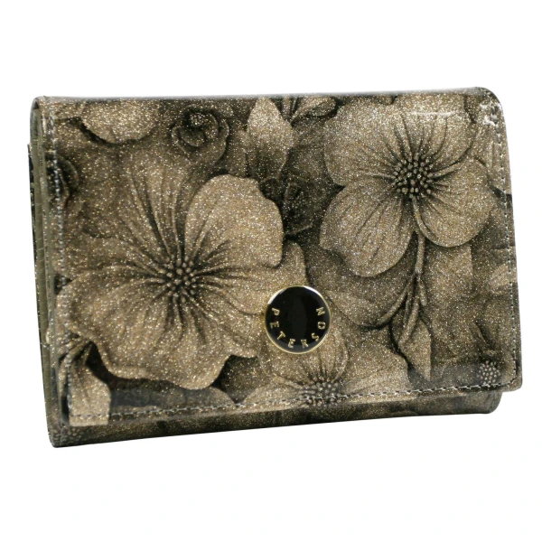 Женский кошелек из натуральной кожи и экокожи Peterson PTN PS445-FDS