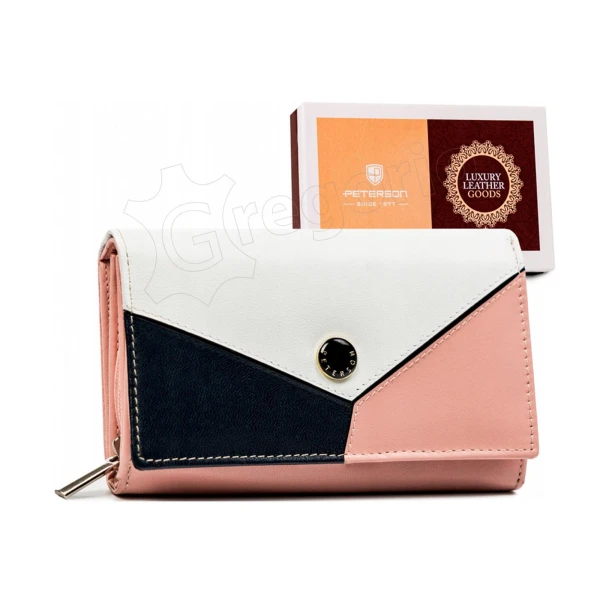Жіночий шкіряний гаманець Peterson PTN RD-21-GCL-Y