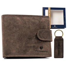 Чоловічий шкіряний гаманець Peterson PTN SET-M-N992L-CHM