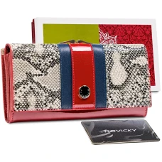 Жіночий шкіряний гаманець Peterson PTN ST-721 SNAKE