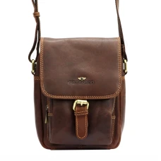 Мужская кожаная сумка Peterson PTN TB-012-COM