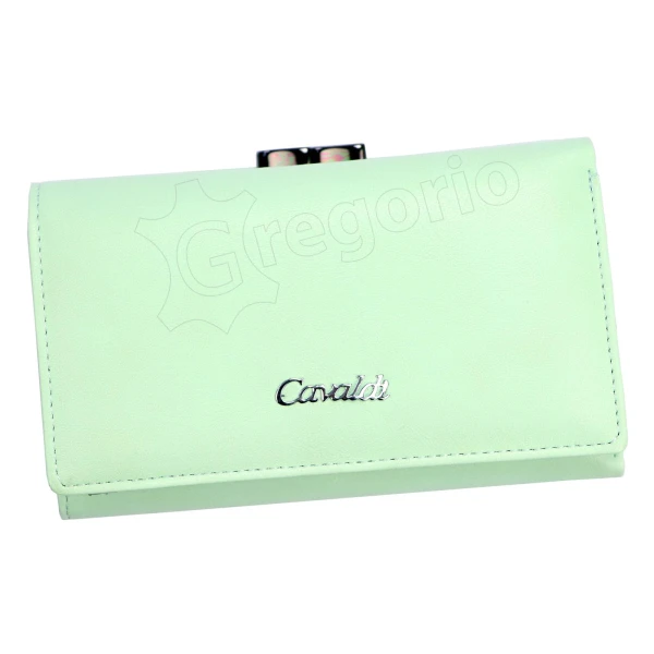 Жіночий гаманець із натуральної шкіри та екошкіри Cavaldi PX23-DNM