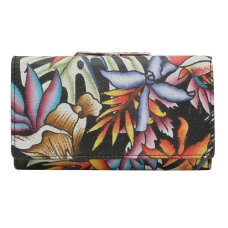 Женский кожаный кошелек Rovicky R-N55020-ART-21 Женский кожаный кошелек Rovicky R-N55020-ART-21