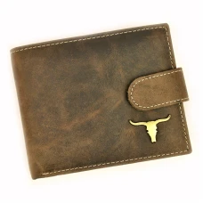 Мужской кожаный кошелек Always Wild RM-B-05L-BAW RFID