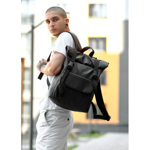 Чоловічий рюкзак ролл Sambag RollTop Milton з клапаном