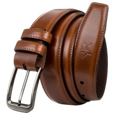 Мужской ремень Rovicky RPM-14-PUM TAN