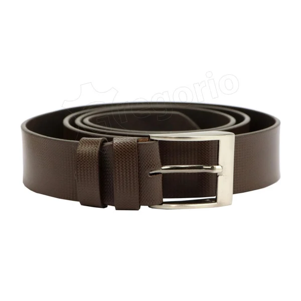 Мужской ремень Rovicky RPM-36-PUM BROWN
