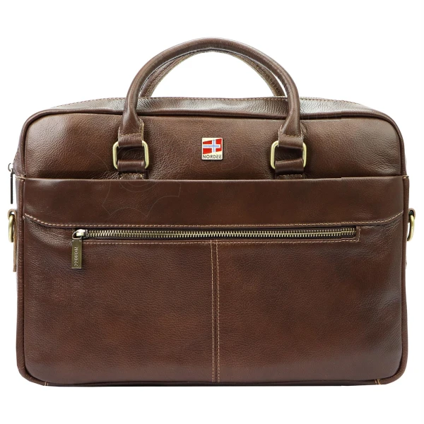 Чоловічий шкіряний портфель Nordee S133