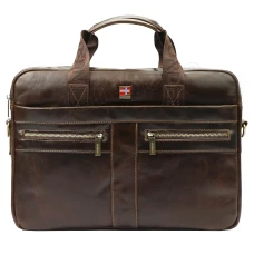 Чоловічий шкіряний портфель Nordee S134 B Чоловічий шкіряний портфель Nordee S134 B