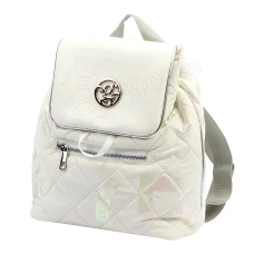 Женский рюкзак из экокожи Gregorio SK166 LIT HOLO SILVER