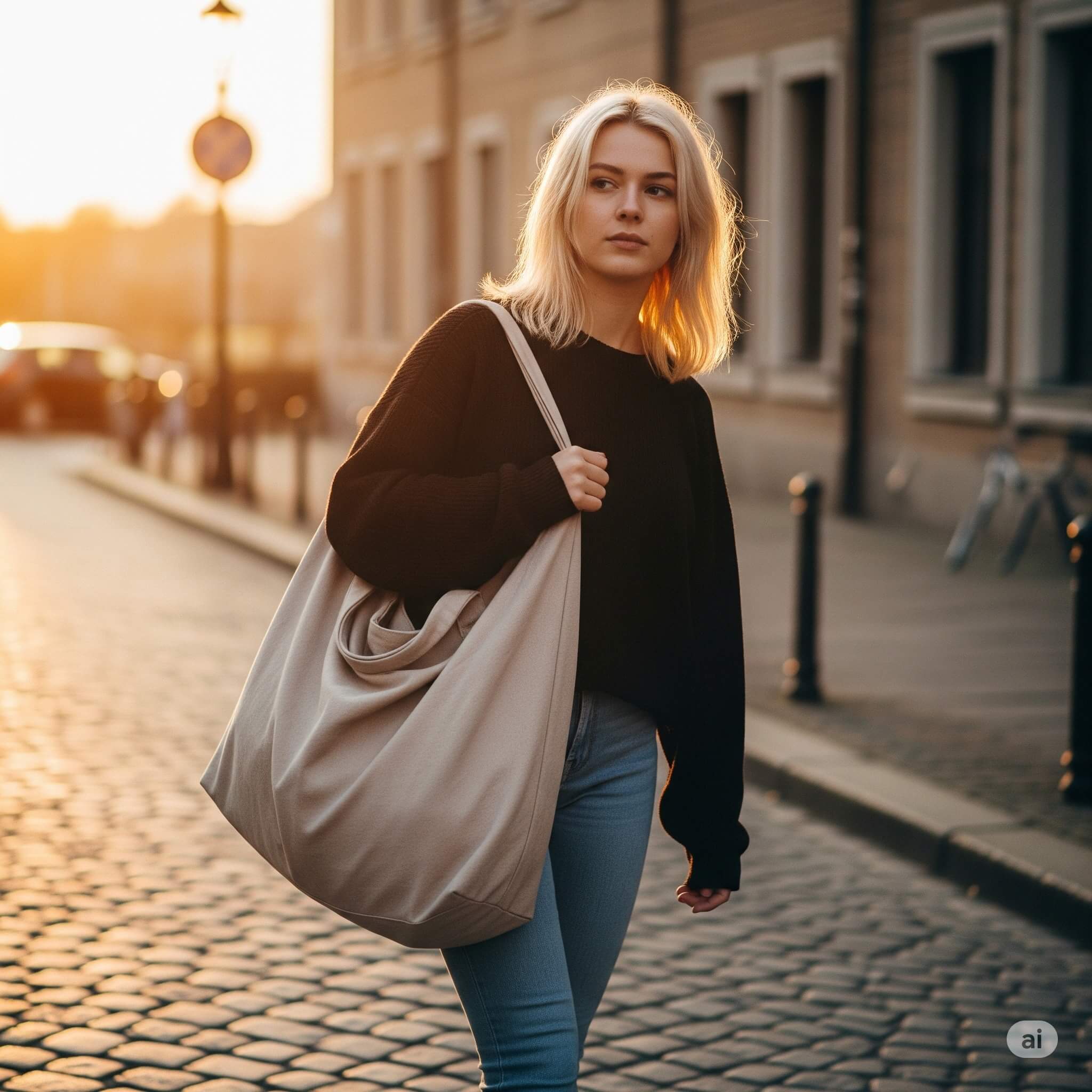 Гид по типам женских сумок: Макро-бэг (Oversized bag) — очень большая сумка как элемент модного акцента